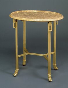 Directoire Gueridon, c.1799 (ऑर्मोलु और मार्बल) द्वारा फ्रेंच स्कूल