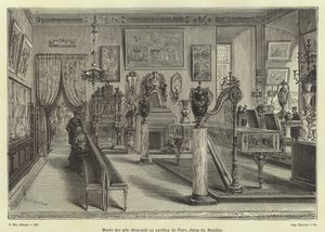 लिविंग रूम फर्नीचर, पाविलोन डे फ्लोर, लौवर पैलेस, पेरिस का प्रदर्शन द्वारा फ्रेंच स्कूल