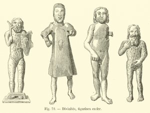 Divinites, मूर्तियों को बनाने के लिए द्वारा फ्रेंच स्कूल