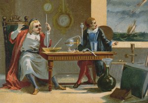 इवेंजेलिस्टा टोर्रिकेली (1608-47), थर्मामीटर बैरोमीटर के आविष्कारक द्वारा फ्रेंच स्कूल