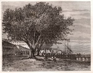 एवियन-लेस-बैंस (एवियन लेस बैंस) - हाउते-सावोई - वी.-ए द्वारा "इलस्ट्रियस फ्रांस: भूगोल, इतिहास, सांख्यिकीय प्रशासन" में उत्कीर्णन। माल्ट-ब्राउन। १८८४ द्वारा फ्रेंच स्कूल