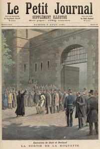 डोर एंड बरलैंड का निष्पादन: ion ले पेटिट जर्नल ’, 8 अगस्त 1891 से ला रोक्वेट द्वारा फ्रेंच स्कूल