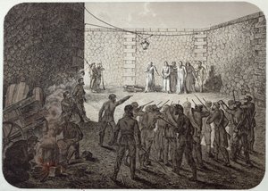 कम्यून के दौरान बंधकों का निष्पादन, 1871 द्वारा फ्रेंच स्कूल
