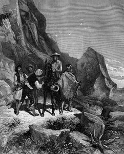 1806 में फ्रेंकोइस अरागो (1786 - 1853) मेरिडियन की माप को पूरा करने के लिए स्पेन गए और एक शाम उन्हें चार डाकुओं द्वारा डॉक किया गया। द्वारा फ्रेंच स्कूल