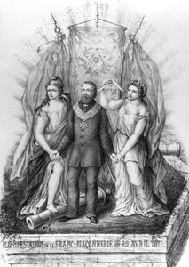 फ्रीमेसोनरी और कम्यून, 1871 द्वारा फ्रेंच स्कूल