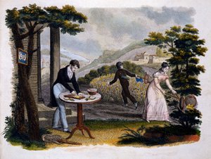 लेस पैपिलॉन्स से फ्रंटस्पाईज ... यूजीन बलांड (1796-c.1850), पी। ब्लांचर्ड, लेसेरफ, पेरिस, 1823 (रंग उत्कीर्णन) द्वारा प्रकाशित द्वारा फ्रेंच स्कूल