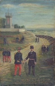 18 मार्च 1871 को मोंटमार्ट्रे के मेयर के रूप में जॉर्जेस क्लेमेंको (1841-1929) द्वारा फ्रेंच स्कूल