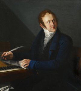गियोचिनो एंटोनियो रॉसिनी, c.1824 द्वारा फ्रेंच स्कूल