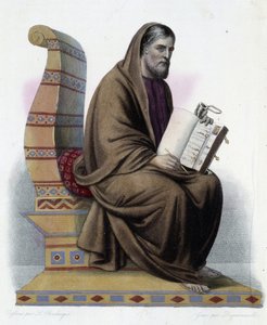 ग्रेगोइरे डी टूर्स (538-594) टूर्स के बिशप और चर्च के इतिहासकार- "ले प्लुटार्क फ़्रैंकैस" में, मेनेचेट, पेरिस द्वारा द्वारा फ्रेंच स्कूल