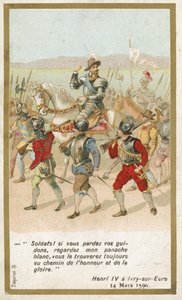 हेनरी चतुर्थ, फ्रांस के राजा, आइवरी-सुर-यूरे, 14 मार्च 1590 द्वारा फ्रेंच स्कूल