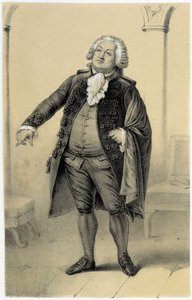 होनोर गेब्रियल (ऑनर-गेब्रियल) रिक्वेटी, काउंट ऑफ मिराब्यू (1749-1791) - अल्बर्ट मौरिन द्वारा "फ्रांसीसी क्रांति की ऐतिहासिक गैलरी" में द्वारा फ्रेंच स्कूल