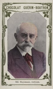 Huysmans, लेखक (रंगीन फोटो) द्वारा फ्रेंच स्कूल