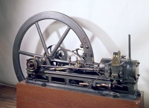 आंतरिक दहन इंजन एटीन लेनोरियर (1822-1900) 1860 (धातु) द्वारा डिज़ाइन किया गया