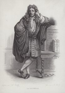 जीन डे ला ब्रुएरे, फ्रांसीसी दार्शनिक, नैतिकतावादी और लेखक (उत्कीर्णन) द्वारा फ्रेंच स्कूल