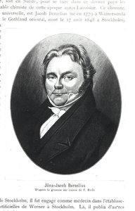 एफ। बोल्ट द्वारा उत्कीर्णन के बाद जोंस जैकब बर्ज़ेलियस (1779-1848) द्वारा फ्रेंच स्कूल