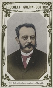 Jules Cambon, मैड्रिड में राजदूत (रंगीन फोटो) द्वारा फ्रेंच स्कूल