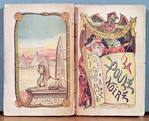 1820 और 1880 के बीच देश में विशेष रूप से उपयोग किए जाने वाले ला पौले नोइरे, अटकल और जादू का काम द्वारा फ्रेंच स्कूल