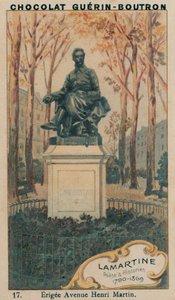 लामार्टाइन, कवि और इतिहासकार, 1790-1869, एर्गी एवेन्यू हेनरी मार्टिन द्वारा फ्रेंच स्कूल