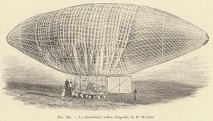 द ड्यूशलैंड, डॉ वोल्फर्ट की हवाई पोत (उत्कीर्णन) द्वारा फ्रेंच स्कूल