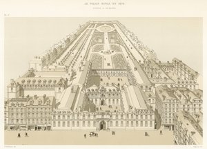 1679 में रॉयल पैलेस, DApres La Boissiere द्वारा फ्रेंच स्कूल