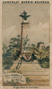 लियोन गैम्बेटा, अध्यक्ष और राजनेता, 1838-1882, एर्गी प्लेस डु कार्रूसेल द्वारा फ्रेंच स्कूल
