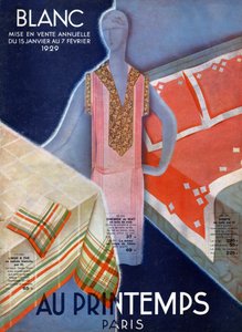 लिनन। 1929 (उत्कीर्णन) द्वारा फ्रेंच स्कूल