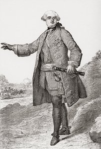लुई चार्ल्स सीज़र ले टेलियर को ड्यूक ऑफ एस्ट्रेस, 1695 1771 के रूप में जाना जाता है। फ्रांसीसी सैन्य कमांडर और फ्रांस के मार्शल। द फ्री आवर्स से 1908 प्रकाशित। द्वारा फ्रेंच स्कूल