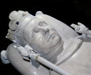 किंग चार्ल्स VI (1368-1422) का झूठ बोलना सेंट डेनिस की बेसिलिका, सैन डेनिसो द्वारा फ्रेंच स्कूल
