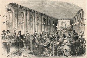 19वीं सदी में पेरिस में जाफ़रॉय मार्ग का गीत प्रिंट - एडमंड टेक्सियर 1852 द्वारा "" झांकी-डी-पेरिस" में उत्कीर्णन द्वारा फ्रेंच स्कूल