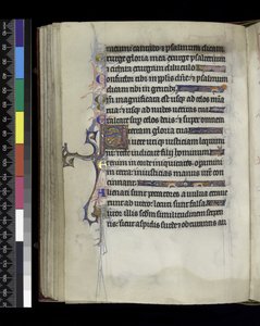 MS 300 f.61v, फ्रांस के पेरिस के इसाबेला के Psalter और घंटे से फोलियो, c.1265-70 द्वारा फ्रेंच स्कूल