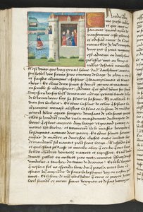 एमएस हंटर 252 127 वी पृष्ठ से हंड्रेड न्यूज, c.1461-62 द्वारा फ्रेंच स्कूल