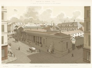 मंदिर का मार्च, 1840, और धन्य संस्कार के सतत पालन का सम्मेलन द्वारा फ्रेंच स्कूल