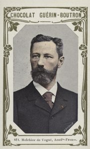Melchior de Vogue, Academie-Francaise (रंगीन फोटो) द्वारा फ्रेंच स्कूल