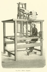 Metier Jacquard (उत्कीर्णन) द्वारा फ्रेंच स्कूल