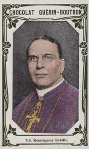 Monseigneur Cerretti (रंगीन फोटो) द्वारा फ्रेंच स्कूल