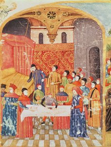 सुश्री 1335 f.219 अलेक्जेंडर महान के शरीर के विच्छेदन, डी dlexlexre ले ग्रांड से द्वारा फ्रेंच स्कूल