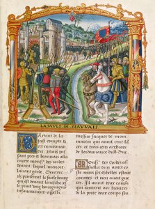 सुश्री 18 f.92r Beauvais की चार्ल्स ले टेमेइरे, बरगंडी के ड्यूक, 27 जून 1472, फिलिप ऑफ़ मेमन ऑफ कॉमन्स (1445-1509) से द्वारा फ्रेंच स्कूल