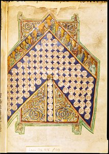 सुश्री 476 fol.233 एक बाइबिल से पृष्ठ द्वारा फ्रेंच स्कूल