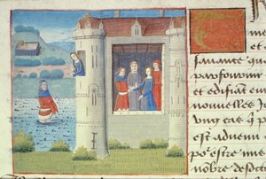 मिस हंटर 252 f.127v विवाह, द हंड्रेड न्यूज़ न्यूज़, 1462 से द्वारा फ्रेंच स्कूल
