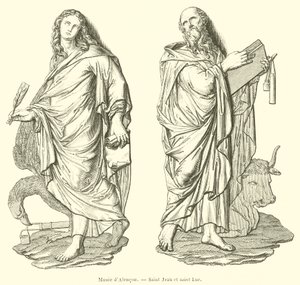 एलेनकॉन संग्रहालय, सेंट जॉन और सेंट ल्यूक (उत्कीर्णन) द्वारा फ्रेंच स्कूल