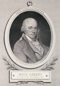 मुजियो क्लेमेंटी (1752-1832) अल्फ्रेड लेमोइन द्वारा उत्कीर्ण द्वारा फ्रेंच स्कूल