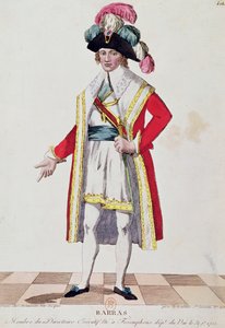 पॉल फ्रेंकोइस जीन निकोलस (1755-1829) बारस का विस्काउंट (रंगीन उत्कीर्णन) द्वारा फ्रेंच स्कूल