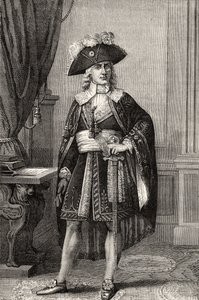 पॉल फ्रेंकोइस जीन निकोलस कॉम्टे डी बारास (1755-1829), लुई ब्लैंक द्वारा "हिस्टोइरे डे ला रेवोल्यूशन फ्रैंचाइज़" से द्वारा फ्रेंच स्कूल