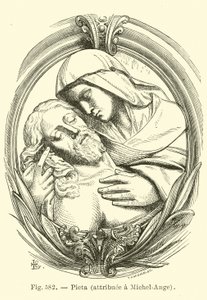 Pieta द्वारा फ्रेंच स्कूल