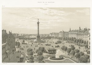 प्लेस डे ला बैस्टिल, 1878 द्वारा फ्रेंच स्कूल