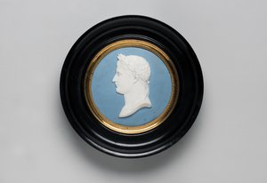 पट्टिका, c.1790 (हार्ड पेस्ट चीनी मिट्टी के बरतन) द्वारा फ्रेंच स्कूल