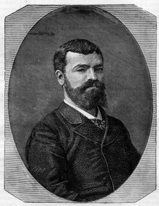 हेनरी-पॉल (हेनरी पॉल) नेनोट (1853-1934) का पोर्ट्रेट, फ्रांसीसी वास्तुकार, जिन्होंने पेरिस में न्यू सोरबोन का निर्माण किया था। "" ले मोंडे इलस्ट्रे "" में उत्कीर्णन द्वारा फ्रेंच स्कूल