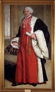 पोर्ट्रेट एन पाइड डी क्लाउड एम्ब्रोइज़ रेग्नियर (1746-1814), संसद में वकील और तीसरे राज्य में प्रतिनियुक्त, 1802 से 1813 तक न्याय मंत्री बेनामी पेंटिंग। 18 वीं सदी। नैन्सी, म्यूज़ी हिस्टोरिक लॉरेन - क्लाउड एम्ब्रोज़ आर का पूर्ण-लंबाई वाला चित्र द्वारा फ्रेंच स्कूल