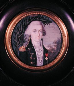 जीन-बैप्टिस्ट डी'स्टाइंग का लघु चित्र (1729-1794) c.1764-1778 द्वारा फ्रेंच स्कूल