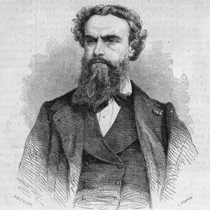 अलेक्जेंड्रे कैबनेल (1823-1899) का पोर्ट्रेट, फ्रांसीसी चित्रकार। 3 अक्टूबर के "" ले मोंडे इलस्ट्र्रे "" एन ° 338 में उत्कीर्णन द्वारा फ्रेंच स्कूल